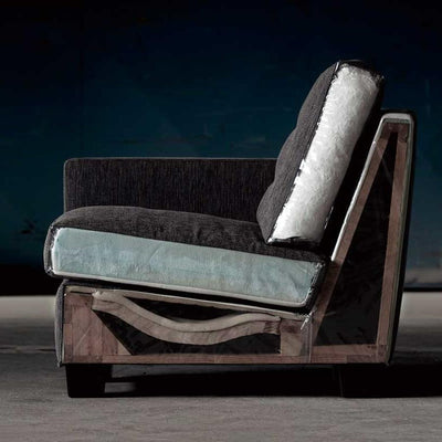 Streamline 2 Seater Leather Sofa Black