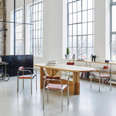 Split Chair Cognac & Chrome