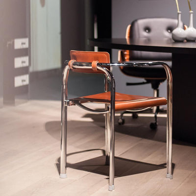Split Chair Cognac & Chrome