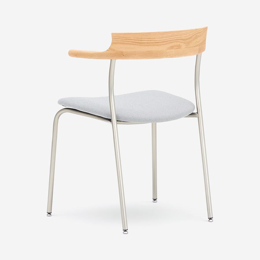 SOUP Dining Chair Oak & Chrome