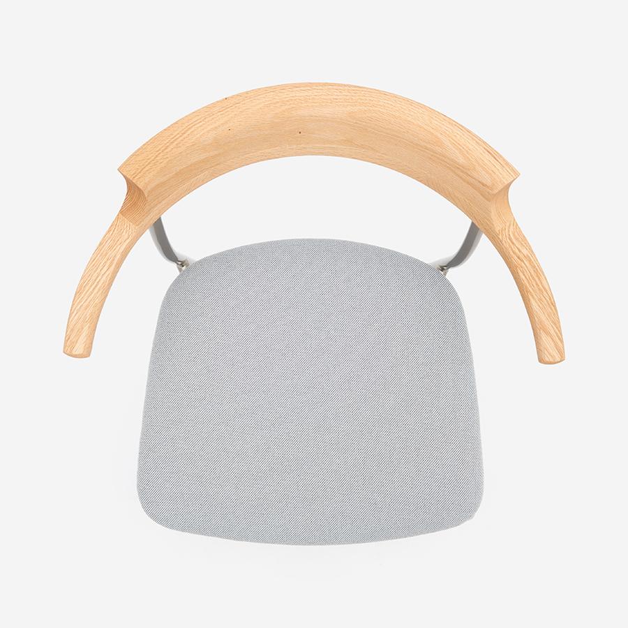 SOUP Dining Chair Oak & Chrome