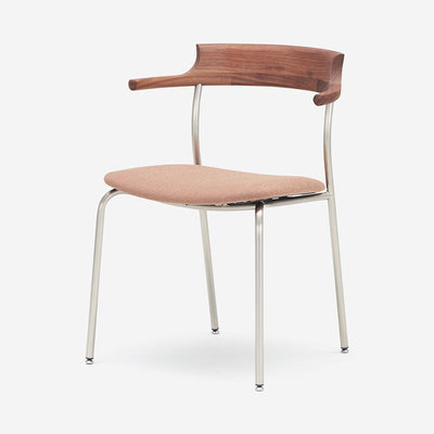 SOUP Dining Chair Oak & Chrome