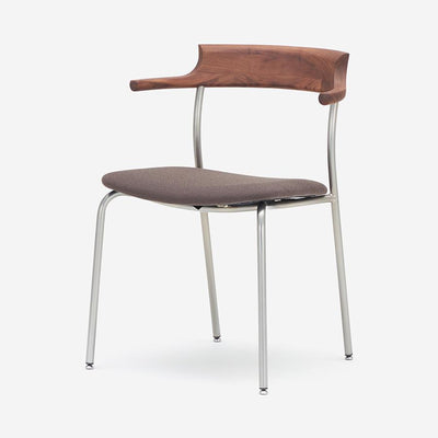 SOUP Dining Chair Oak & Chrome