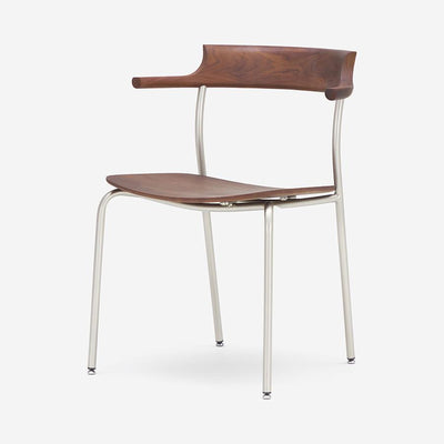 SOUP Dining Chair Oak & Chrome