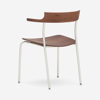 SOUP Dining Chair Oak & Chrome