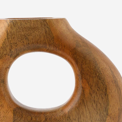 Brown Mango Wood Sculptural Object Small