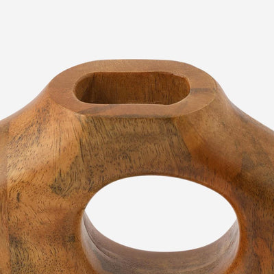 Brown Mango Wood Sculptural Object Small