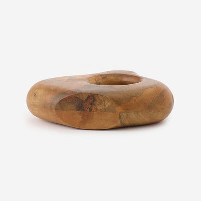 Brown Mango Wood Sculptural Object Small