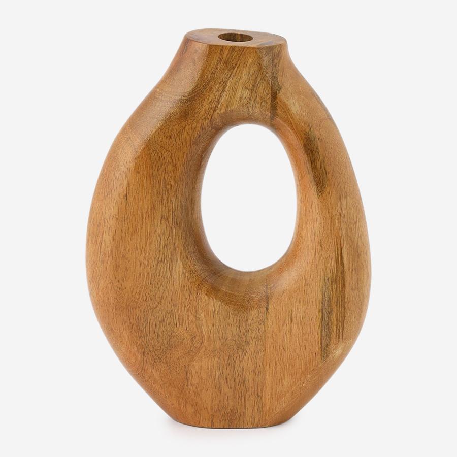 Brown Mango Wood Sculptural Object Large