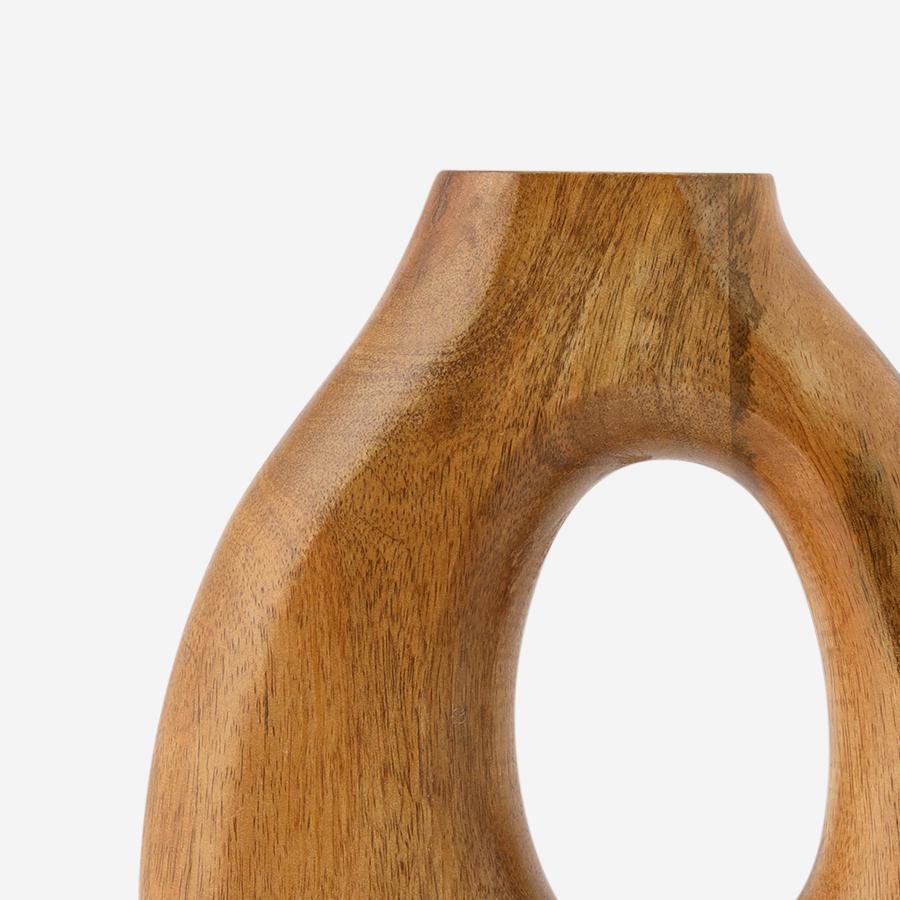 Brown Mango Wood Sculptural Object Large