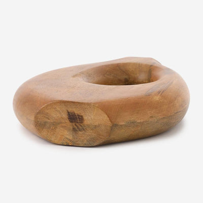 Brown Mango Wood Sculptural Object Large