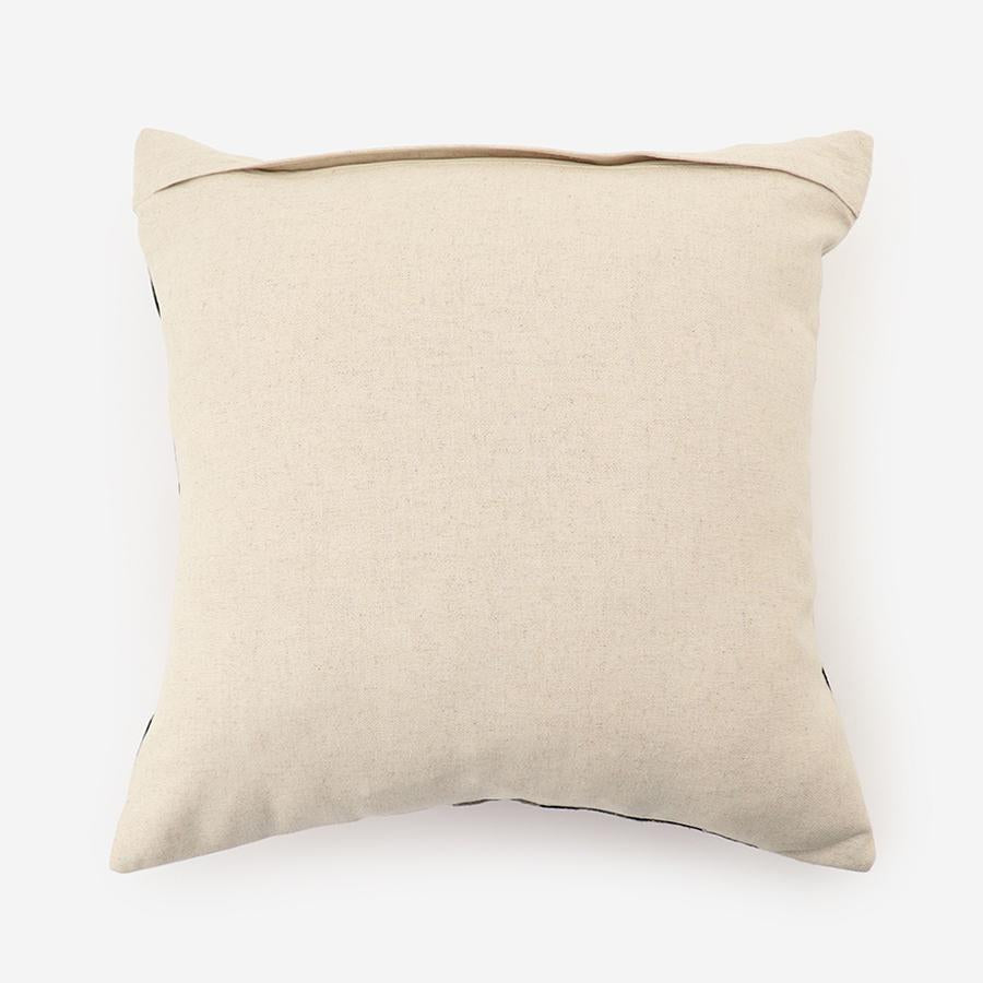 Applique Cushion Cover 45cm White & Black