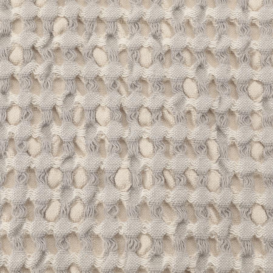 Jensen Jacquard Woven Throw Light Grey