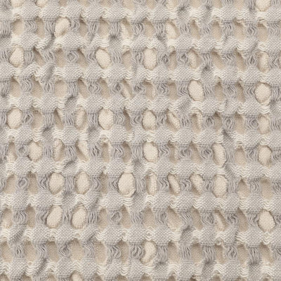 Jensen Jacquard Woven Throw Light Grey