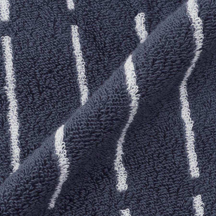 Kuvio Bath Towel Navy & White