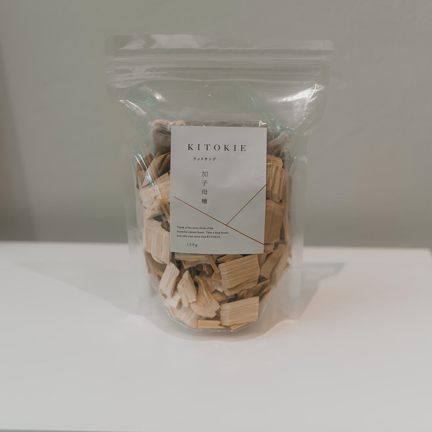 Loose Hinoki Wood Chips with Drawstring Pouch