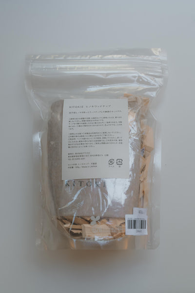 Loose Hinoki Wood Chips with Drawstring Pouch